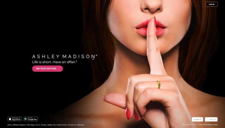 Ashley Madison screenshot